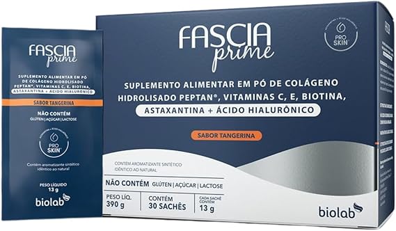 Fascia Prime Sabor Tangerina Com 30 Sachês